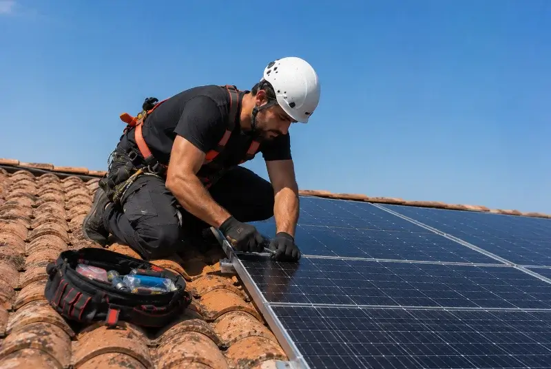 Maintenance et monitoring de panneaux solaires à Lourenties